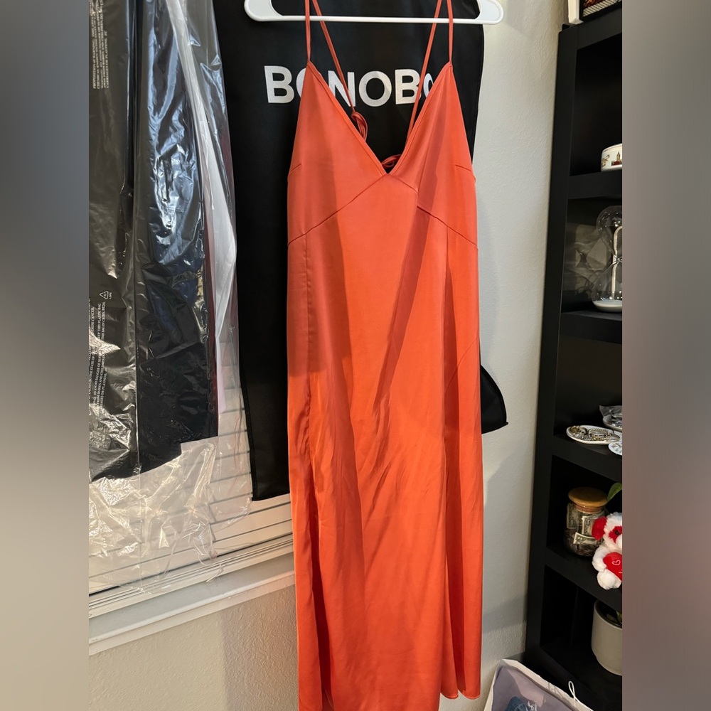 H&M Midi Satin Dress
